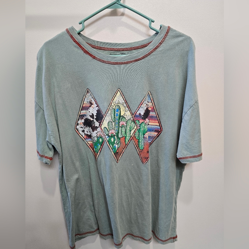 Cactus Graphic Short Sleeve Tee